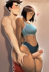 1boy1girl ass athletic_female avatar_legends big_ass big_breasts big_butt blush blushing bobcut boner breasts brown_hair bubble_ass bubble_butt busty butt chocolate_and_vanilla clothed_sex cock curvaceous curvy dark-skinned_female dark_skin erection fat_ass fat_butt gym gym_clothes gym_shorts huge_ass huge_breasts huge_butt human interracial interracial_couple korra large_ass large_breasts large_butt light-skinned_male light_skin mako muscular muscular_male penis phophopho phophopho_(artist) seducing seduction shirtless short_hair shorts sports_bra sports_shorts tease teasing the_legend_of_korra thick_thighs thigh_sex thighjob thighs voluptuous wide_hips