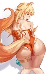 ass ass_focus big_ass female marvel marvel_rivals white_fox_(marvel) white_fox_(marvel_rivals)