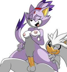 blaze the cat from sega by imbeingarealdoofus
