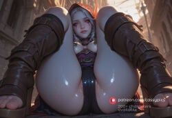 1girl 1girls ai_generated beautiful blush booty busty cameltoe cassypics close-up curvy cute elf elf_ears elf_female erotic fanart feet feet_out_of_frame female fit fit_body fit_female folded high_quality highres hot hourglass_figure legs_apart legs_spread legs_up long_eyelashes naked navel nude pale_skin parted_lips patreon puffy_lips puffy_nipples red_eyes round_ass round_breasts round_butt sexy sitting slim_waist stomach sylvanas_windrunner thick thick_ass thick_legs thick_thighs trembling waifu wanting_sex wet wet_body wide_hips world_of_warcraft