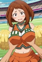 1girls ai_generated aindroidparanoid ass big_ass big_breasts big_butt boku_no_hero_academia breasts busty butt curvy cute fat_ass female female_only hair hi_res hips huge_breasts human large_ass large_breasts legs my_hero_academia narrow_waist nipples ochako_uraraka slim_waist solo tagme thick_ass thick_thighs upskirt uraraka_ochaco uraraka_ochako voluptuous waist wide_hips