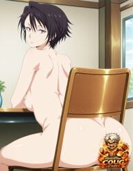 ai_art ai_assisted ai_generated black_hair coug sakaguchi_hinata short_hair small_breasts stable_diffusion tensei_shitara_slime_datta_ken