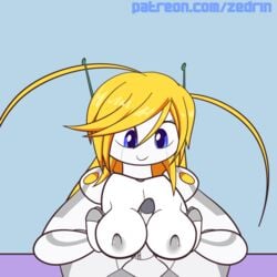 1boy animated breasts cave_story curly_brace cute female paizuri pov quote_(cave_story) simple_background solo_focus tagme zedrin