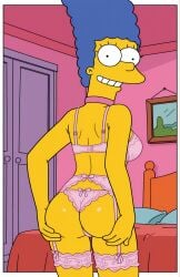 ai_generated ai_slop blue_eyes erintiche marge_simpson the_simpsons yellow_skin