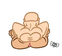 1futa 1girls anus ass bald big_ass big_balls big_penis breasts brown_nipples female futa_on_female futanari huge_balls mating_press nude_female nude_futa sex tagme video