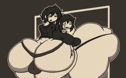 1boy 1femboy 1girl 1girls 1milf admiring_ass allstarman andrew_graves ass ass_bigger_than_head ass_bigger_than_torso ass_focus backsack balls big_ass big_breasts big_butt breasts bubble_ass bubble_butt butt butt_bigger_than_head butt_bigger_than_torso butt_focus femboy groping_ass groping_butt huge_ass huge_butt like_mother_like_son looking_back meaty_ass meaty_butt mother mother_and_son plump_ass plump_butt renee_graves son the_coffin_of_andrew_and_renee the_coffin_of_andy_and_leyley thong
