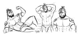 avatar_legends avatar_the_last_airbender bara bulge gay male male_only muscular muscular_male tagah