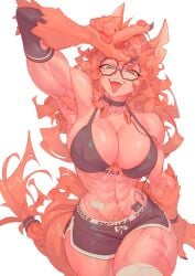 1girls abs big_breasts buffpup_(vtuber) clothed clothing color dog_ears dog_tail female female_focus female_only fit_female hi_res large_breasts looking_at_viewer muscles muscular muscular_female rebigaki_art sexy sexy_body sexy_female sexy_pose solo solo_female tagme tail thick_thighs voluptuous voluptuous_female vtuber vtuberfanart yknivel