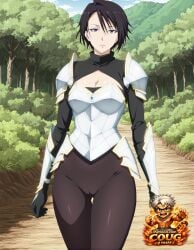 ai_art ai_assisted ai_generated black_hair coug sakaguchi_hinata short_hair small_breasts stable_diffusion tensei_shitara_slime_datta_ken