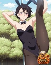 ai_art ai_assisted ai_generated black_hair coug sakaguchi_hinata short_hair small_breasts stable_diffusion tensei_shitara_slime_datta_ken