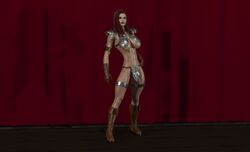 3d chainmail_bikini clothed joos3dart red_hair red_sonja red_sonja_(comics)