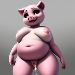 1female 1girls ai_generated anthro big_breasts big_hips breasts breasts_out chubby critters_(poppy_playtime) cum cum_drip cum_in_pussy cum_inside domestic_pig female female_focus female_only frosting.ai furry_only hips no_humans picky_piggy_(poppy_playtime) pickypiggy pig pink_body pink_fur pink_skin poppy_playtime poppy_playtime_(chapter_3) pussy pussy_juice pussy_juice_drip simple_background smiling_critters solo