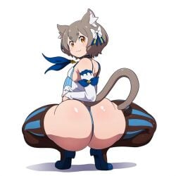 1boy 1femboy ai_generated ass big_ass big_thighs cat_ears cat_tail catboy fat_ass felix_argyle femboy femboy_only gigantic_ass gigantic_thighs girly huge_ass huge_thighs large_ass large_thighs looking_back male male_only massive_ass massive_thighs re:zero_kara_hajimeru_isekai_seikatsu smesh_(artist) squatting thick_thighs thighs trap wide_hips