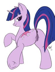 2018 anatomically_correct anatomically_correct_anus anatomically_correct_pussy anus ass cutie_mark equine eyelashes female feral friendship_is_magic fur hair half-closed_eyes hooves horn looking_at_viewer mammal morgenergy multicolored_hair my_little_pony nude presenting presenting_hindquarters puffy purple_eyes purple_fur purple_hair pussy raised_tail solo twilight_sparkle_(mlp) two_tone_hair underhoof unicorn