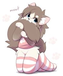 accelldraws ai_generated female fur furry maya_accelldraws pussy