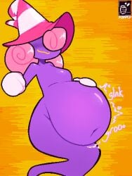 belly big_belly chubby_belly hand_on_belly mario_(series) nintendo paper_mario paper_mario:_the_thousand-year_door small_breasts sodapoparts tagme vivian_(paper_mario)