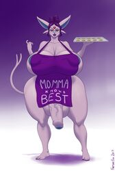 1futa 2017 anthro apron areola ass balls bare_shoulders barefoot beckoning big_ears blue_penis blue_skin breasts cleavage clothing cookie cookies covered_nipples eeveelution erect_nipples espeon eyelashes eyewear feet feline flaccid food foreskin fortunefox furry futa_only futanari glasses gradient_background half-closed_eyes holding huge_ass humanoid_penis hyper hyper_balls hyper_breasts hyper_penis hypnosis hypnotizing_viewer intersex inverted_nipples long_hair mature mature_futa mind_control nail_polish naked_apron nintendo nipple_bulge nipples no_bra no_panties original_character overweight penis penis_under_clothes pokémon_(species) pokemon pokemon_(species) ponytail purple_background purple_eyes purple_fur purple_hair purple_penis solo standing tail text thick_penis thick_thighs toes uncut vein veins veiny_penis video_games watermark white_background wide_hips