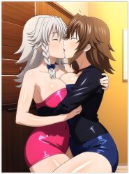 ai_generated daughter-in-law grayfia_lucifuge high_school_dxd in-lawcest lesbian_couple lesbian_kiss lesbian_sex mother-in-law mother-in-law_and_daughter-in-law venelana_gremory yuri