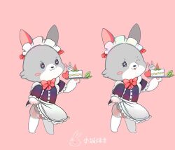 female female/female feral kris_(artist) lagomorph leporid mammal rabbit solo wonder_parade