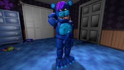 animatronic bear blue fnaf nsfw pixel solo_male