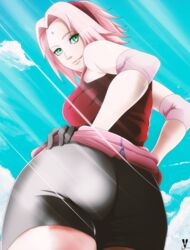 sakura haruno from naruto by iiyametaii