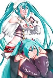 hatsune miku from vocaloid by darth jin