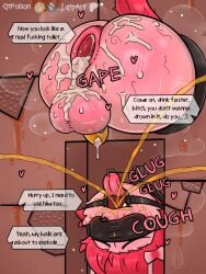 abuse anal anal_penetration bdsm big_balls big_butt blindfold blush bondage bully bullying butt_focus chastity_cage chastity_device chastity_device_only cum_dumpster cum_in_ass cum_in_chastity_cage degradation dirty_talk domination/submission drinking_urine embarrassed excessive_cum exposed femboy feminization fog forced forced_open_mouth free_use gag gagged gaping gaping_anus genital_fluids glory_hole glory_hole_station golden_chastity_cage group gynomorph helpless humiliation humiliation_fetish insult leaking_penis molestation musk prison prisoner profanity public_exposure public_toilet puffy_anus punishment qtpoison questionable_consent raise_tail rear_view restroom_stall ring_gag roleplay sex_slave slave small_penis stray_pubes stuck submissive submissive_male surrounded sweat throbbing throbbing_penis through_wall toilet toilet_slave tongue_out training urinal urine_in_mouth waiting_for_turn watersports
