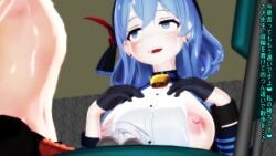 1boy 1boy1girl 2girls 3d ako_(blue_archive) areolae black_gloves blue_archive blue_eyes blue_hair blush bouncing_breasts breasts caught censored chair classical_music clothed_female_nude_male clothing cowbell cum cum_on_chair cum_on_clothes cum_on_sex_toy dobe duo_focus ejaculation femdom gehenna_academy_student gloved_handjob gloves handjob hina_(blue_archive) huge_breasts indoors japanese_text light-skinned_female light-skinned_male light_skin malesub mosaic_censoring music nipples penis prefect_team_(blue_archive) problem_solver_68_(blue_archive) proud room sex_toy sideboob sound tagme text undressing unprofessional_behavior vibrator vibrator_on_penis video