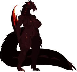 2025 aliasing alpha_channel anthro anthrofied barely_visible_genitalia barely_visible_vulva big_tail binary_drawing biped black_sclera breasts capcom cel_shading chin_spikes claws digital_drawing_(artwork) digital_media_(artwork) digitigrade dorans_flea facial_spikes featureless_breasts feet female female_anthro fingers flying_wyvern full-length_portrait genitals hi_res membrane_(anatomy) membranous_wings monster_hunter navel non-mammal_breasts nude nude_anthro nude_female open_mouth portrait pupils red_body red_eyes red_scales red_spikes red_wings scales shaded sharp_teeth simple_background solo spikes spikes_(anatomy) standing tail teeth thick_thighs three-quarter_view toe_claws toes transparent_background unknown_(monster_hunter) vulva wing_spikes winged_arms wings