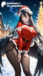 albedo (overlord) from christmas by skypassion