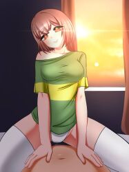 chara from undertale by ozonoblood18