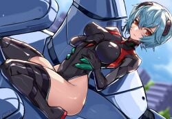 ayanami rei from neon genesis evangelion by enma (enmanuelart)