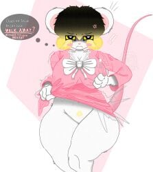 2026 2026s annoyed annoyed_expression annoyed_face anthro anthro_only arrow_(symbol) beginner_artist black_pupils blonde-haired_female blonde_female blonde_hair blonde_hair_female blonde_pubic_hair blush blushing_at_viewer blushing_female boob_squish bottomless bow bow_ribbon bow_shirt bowtie cheek_spots clothed_female clothing cross_popping_vein cross_vein curves curvy curvy_figure cute cute_but_busty cute_face cute_female dark_face exclamation_mark exclamation_point eyes_visible_through_hair fanart fanart_from_twitter female female_focus female_only freckles freckles_on_face fur fur_tuft hair_between_eyes heart-shaped_pupils heart_shaped_nose heart_shaped_pupils hourglass_figure hourglass_figured_female ibispaint_(artwork) ibispaintx imminent_death imminent_rape imminent_sex imminent_snu_snu lines looking_at_viewer lorna_(terrible_mouse) motion_lines mouse mouse_ears mouse_girl mouse_tail movement_lines murderer no_bra no_genitals no_genitals_shown no_humans no_nipples_visible no_panties obsessed pain pain_star pain_stars pajama_shirt pajamas pajamas_pull paws pink_clothing pressing_breasts psychopath pubic_hair pulling_clothing pulling_own_clothes pulling_shirt pyrangletriamid_(artist) question question_mark questioning ribbon rodent rodent_ears rodent_humanoid rodent_tail shadowed_face shirt_only solid_color_background solo solo_anthro solo_female solo_focus staring_at_viewer tagme tagme_(artist) terrible_mouse thick_thighs thighs think_bubble thinking thinking_about_sex thinking_of_someone_else two_tone_clothing walking walking_towards_viewer watermark watermarked white_background white_body white_fur white_furry white_pupils yellow_eyes
