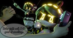 3d 3d_(artwork) accurate_art_style armac104 blender blender_(software) cuckold disassembly_drone english_text full_nelson glitch_productions human human_on_humanoid human_on_robot male/female murder_drones murder_drones_x_humans n_(murder_drones) netorare sensitive sensitivity_heightening small_penis small_penis_adoration stockholm_syndrome v_(murder_drones)