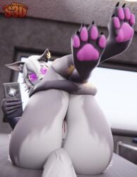 wolfie (fortnite) from epic games by shachath3d