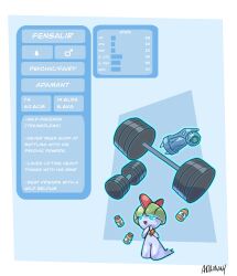 ralts from pokemon by adamony