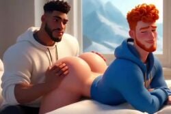 ai ai_generated animated animation assdreamsai big_ass big_ass_(male) big_butt gay male male_only tagme video