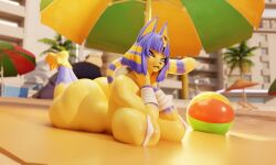 ankha from animal crossing by mereo