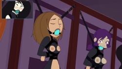 anal animated ball_gag belt bondage bonnie_rockwaller bound_and_gagged buttplug damsel_in_distress dawho555 dildo gag gagged kim_possible kimberly_ann_possible no_sound orgasm orgasm_denial shego tagme vibrator vibrator_in_ass vibrator_in_pussy video