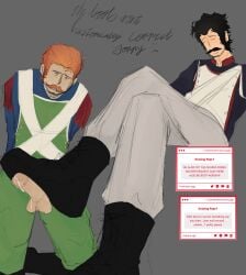 balls boot_fetish boots caramelcakee clothed colored_sketch dih gay guts_&_blackpowder guts_and_blackpowder historically_inaccurate jean_(guts_and_blackpowder) penis penis_out request roblox roblox_game robloxian scared_french_soldier_(guts_and_blackpowder) self_upload sketch stepping_on_penis strawpage_request tagme