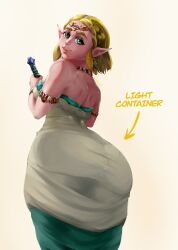 princess zelda from tears of the kingdom by darth jin