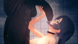 10_seconds 10s 16:9 1boy 1boy1girl 1girls 3d 4k absurdly_large_cock animated bangs belt_choker black_choker black_ribbon blue_eyes breasts choker_only cock cock_worship dark-skinned_male dark_skin drool female genshin_impact giant_male giant_penis hair_ribbon hand_on_penis heueung hoyoverse kissing kissing_penis kissing_penis_tip kissing_tip kksallyear koikatsu large_breasts light-skinned_female light_skin long_hair looking_at_partner looking_at_partner's_penis looking_at_penis loop looping_animation male mihoyo mona_(genshin_impact) naked naked_female naked_male naked_male_naked_female nipples on_knees penis penis_kiss penis_kissing penis_tease penis_worship purple_hair ruined_makeup ruined_mascara runny_makeup runny_mascara shower sound sweat tagme teasing_penis twintails uncensored video wet_body