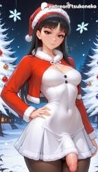 amagi yukiko from christmas by tsukoneko