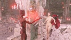 3d ada_wong interracial magic monster resident_evil resident_evil_2 resident_evil_2_remake voodoo