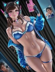 d.va from overwatch by larigblood