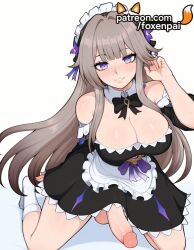 herta (honkai: star rail) from honkai (series) by foxenpai
