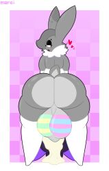 2023 2d abstract_background all_the_way_to_the_base anthro ass_focus balls_deep big_ass big_balls black_hair bodypaint bubble_butt bunny bunny_boy bunny_ears couple cum cum_in_mouth cum_in_throat cum_inside cum_overflow dat_ass deepthroat dumptruck_ass easter easter_egg evilfiendish excessive_cum fat_balls fellatio femboy flaccid fur furry grey_fur hanging_balls hearts heavy_balls heavy_breathing huge_ass huge_balls hyper_balls lagomorph male_only mare_(evilfiendish) massive_ass massive_balls massive_thighs nonbinary oral_creampie orio_(nonbinary_bunny) painted_balls penis_size_difference purple_eyes rabbit rabbit_boy red_eyes scrotum_flap size_difference thick_thighs thighhighs tight_clothing