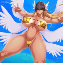 angewomon from digimon by dclaret