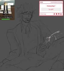1boy 1male balls caramelcakee cum cumming gay guts_&_blackpowder guts_and_blackpowder not_colored original_character penis penis_out priest reference_image request roblox roblox_game robloxian self_upload sketch solo strawpage_request