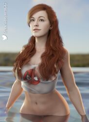 1girl1boy ass big_ass big_breasts clitoris francis_brown ginger ginger_hair horny_female light-skinned_female light-skinned_male marvel marvel_comics mary_jane_watson mary_jane_watson_(insomniac) red_hair redhead spider-man_(ps4) spider-man_(series) spiderman